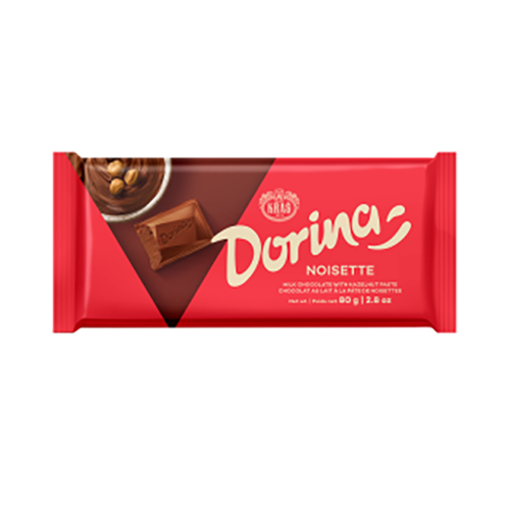 Picture of KRAS Dorina Noisette Chocolate Bar 100g