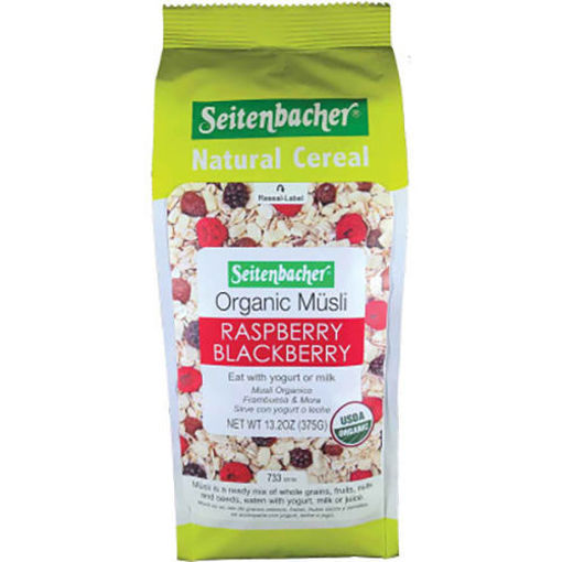Picture of SEITENBACHER Organic Musli (Raspberry & Blackberry) 454g