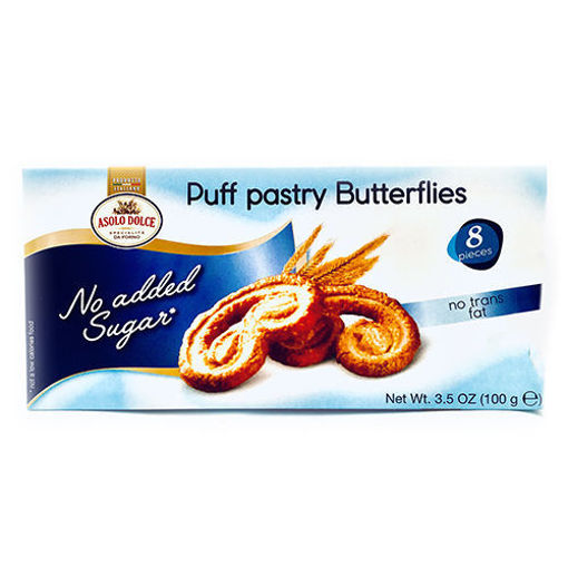 Picture of ASOLO DOLCE Puff Pastry Butterflies 100g
