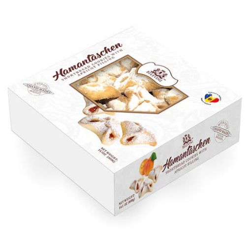 Picture of BELEVINI Hamantaschen Cookies w/Apricot Filling 400g