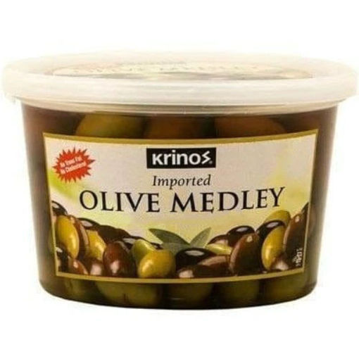 Picture of KRINOS Olive Medley (Marinated in Brine) 454g
