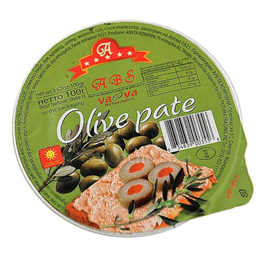 ANETA VAVA Vegetarian Pate w/Olives 100g resmi