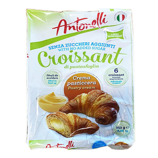 Picture of ANTONELLI Croissant w/Pastry Cream ''No Sugar Added'' 252g