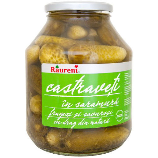 Picture of RAURENI Cucumbers in Brine (Castraveti) 1700g