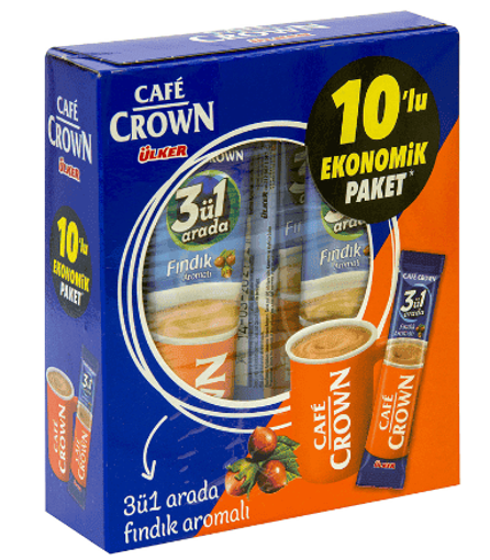 Picture of ULKER Cafe Crown Coffee 2in1 Box  Flavor 10pc