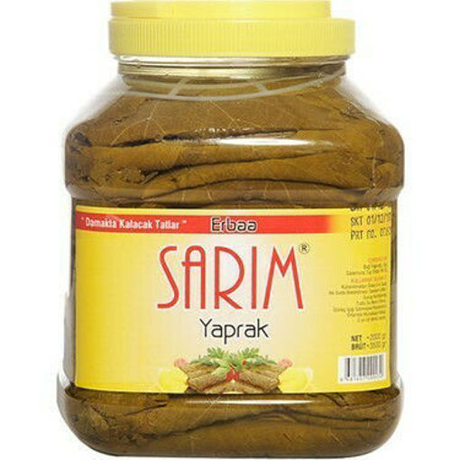 Picture of Tokat Salamura Grape Vine Leaves Product of Turkey 1000gr by Sarim