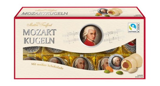 Picture of M.TRUFFOUT WHITE 200GR MOZARTKUGELN CANDY 200G