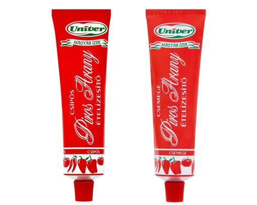 Picture of Univer Piros Arany Red Gold Hungarian Paprika Paste (One Sweet + One Hot), 2x160g