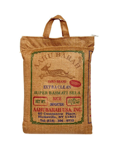Aahu Barah Basmati Sela Rice - Extra-Long Grain for Superior Culinary Delights 10lb Pack resmi