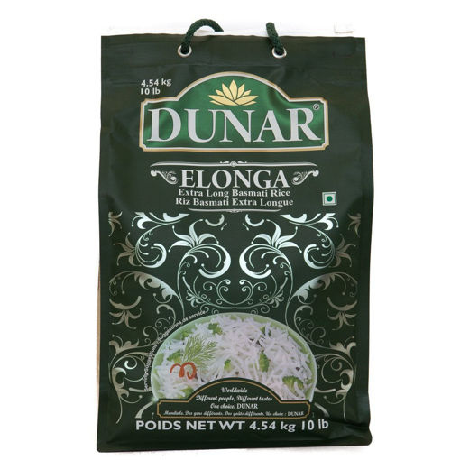 Picture of Dunar - Elonga Basmati Rice Premium 1121 Long Grain, 10 Lb