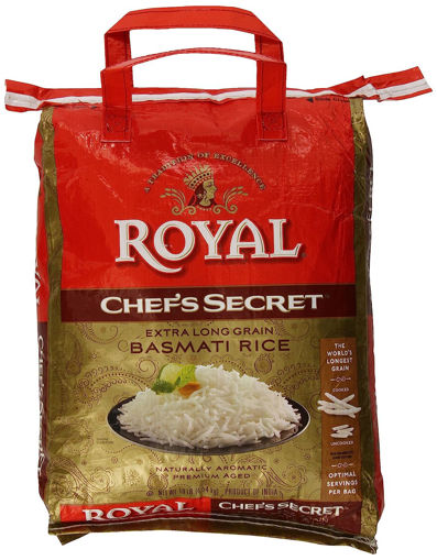 Picture of Royal Chef's Secret Extra Long Grain Basmati Rice, 10 Pound