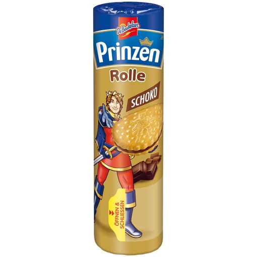 Picture of Prinzen Roll Round CHOCOLATE Cream cookies 150g Made in Germany Rolle Schoko
