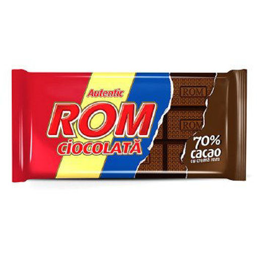 Picture of Kandia ROM Rum Chocolate Bar 70 Percent Cocoa 88g