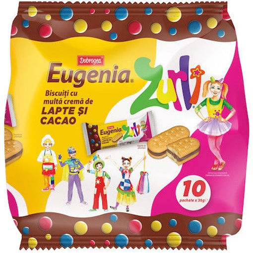 Picture of DOBROGEA Eugenia Biscuits lapte si Cacao (w/Cocoa Cream) 10 pc  360g