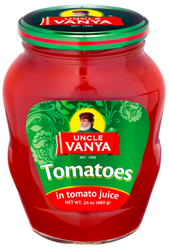Picture of UNCLE VANYA Tomatoes In Tomatoe Juice 680g